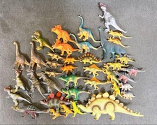 Lot of 39 Dinosaur Figures Set Stegosaurus T-Rex Triceratops