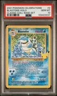 2021 POKEMON CELEBRATIONS CLASSIC COLLECTION #2 BLASTOISE-HOLO PSA 10