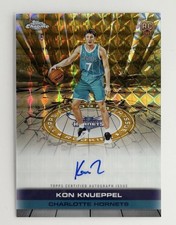 KON KNUEPPEL 2025-26 TOPPS CROMO ROOKIE GEOMETRICO ORO RIFRATTORE AUTO /50 CHASE