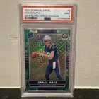 2024 Donruss Optic DRAKE MAYE Rated Rookie Dragon Prizm #14/24  PSA 9