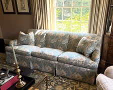 Howard Style Three Seater Sofa in William Morris Fabric by Baker Furniture