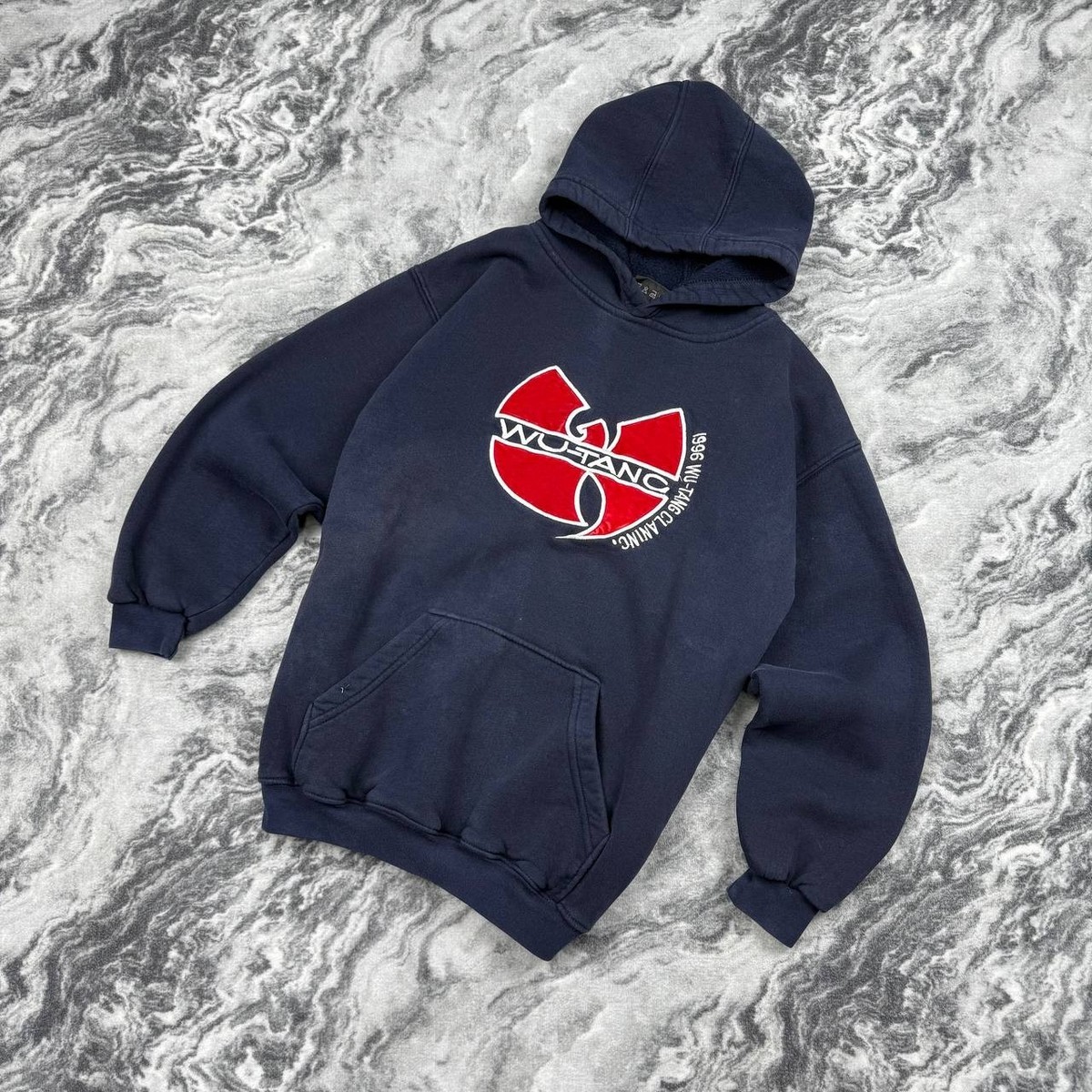 Vintage Wu Tang Clan 1996 Hoodie Hip Hop Band Rap Tour Men Size M