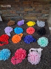 Baby Multicolored Headbands Lot Of 15