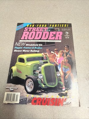 Street Rodder Mag./Oct/1990/Hot Non - Ford 40S/California, Cruising /F17C