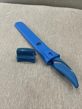 Cuda Fillet 7" Blue Synthetic Handles Knife with Sheath And Key Chain Sharpener