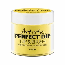 Artistic Nail Design "Chasing Rays" - Yellow Crème Dip Powder, 23 g | 0.8 Oz