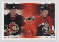 2000-01 Upper Deck Victory Prospects Mike Fisher Petr Schastlivy #276 t3w