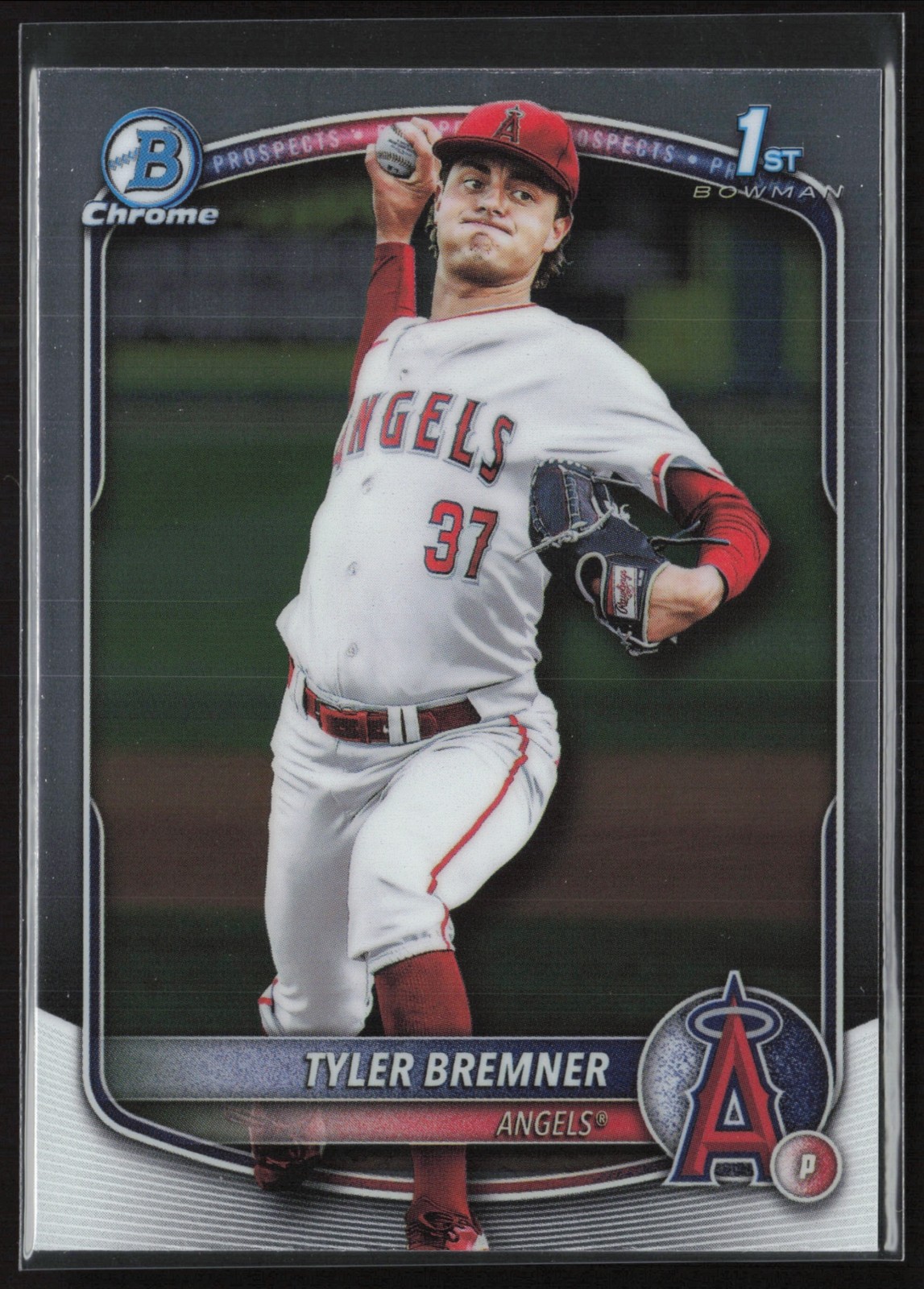2025 Bowman Draft Tyler Bremner Chrome Los Angeles Angels #BDC-37 1st Prospect