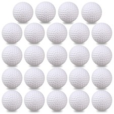 Plastic Golf Balls, 24/Pack Practice Golf Balls, 42mm Fake Hollow Limited Fli...