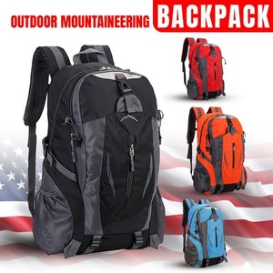 40L Sac à dos de voyage Randonnée Camping Rucksack Sac d'école pour ordinateur portable Imperméable Unisexe