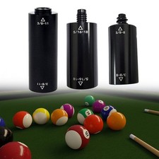 Billiard Extension Cue Pool Snooker Middle Shaft Aluminium Extender Adapter