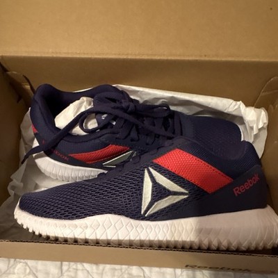 Reebok Flexagon Energy TR Women's Sneakers Navy Pink White Lace Up DV6052