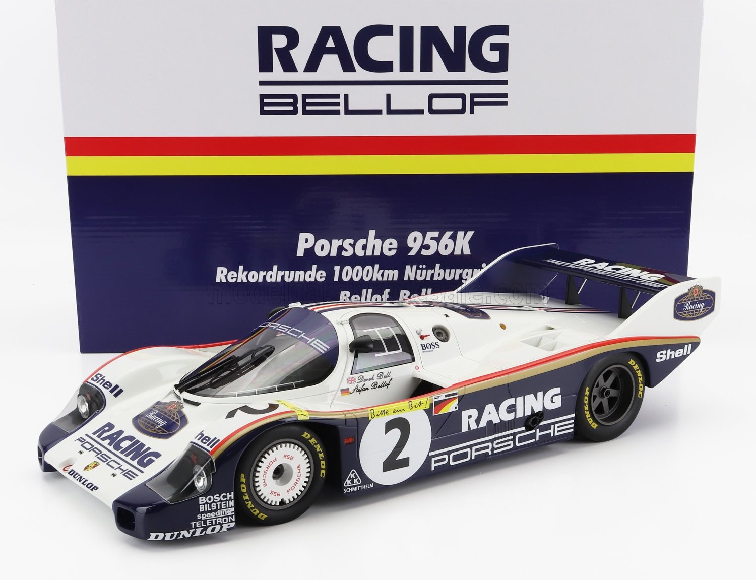 Porsche 956 K Bellof hommage au record du Nürburgring 1983 au 1/12
