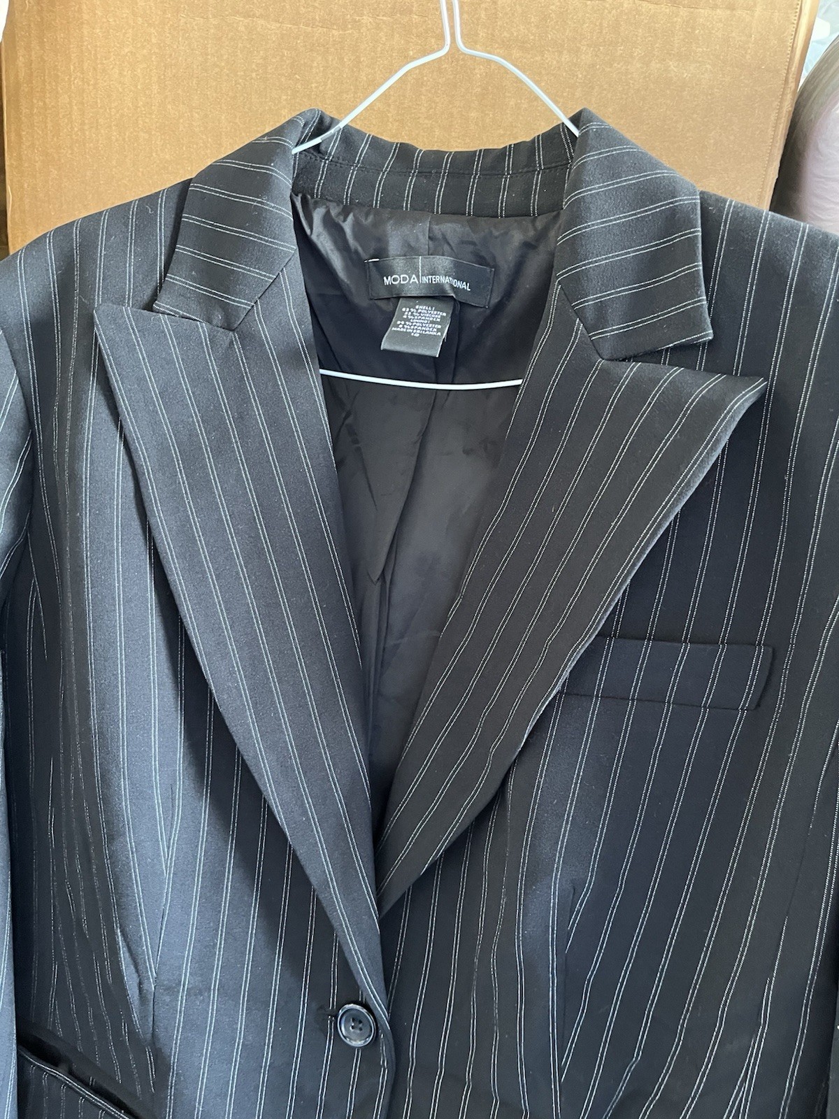 MODA INTERNATIONAL TINY STRIPES CLASSIC JACKET 12 - image 7