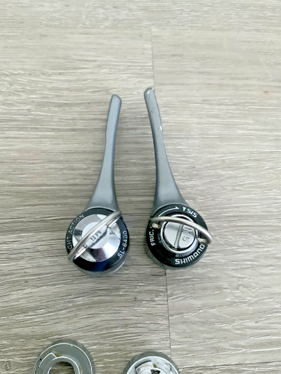 SHIMANO 600 ULTEGRA SHIFTER SET 2 X 7 SPEED INDEX OR FRICTION