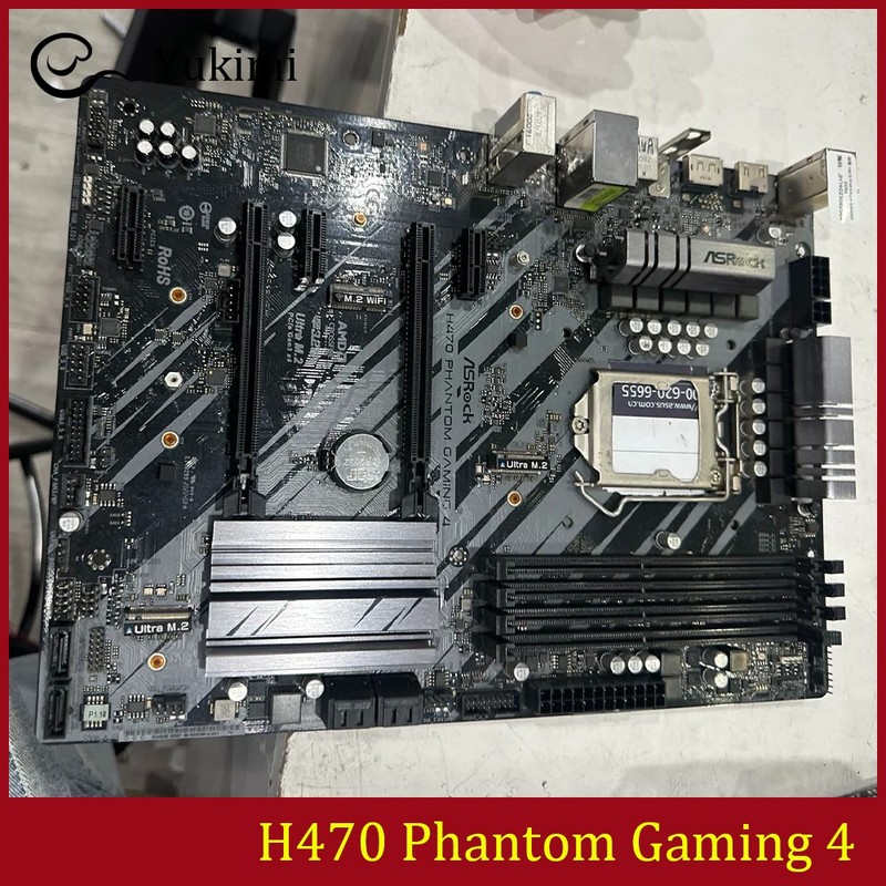 FOR ASROCK H470 Phantom Gaming 4 DDR4*4 Socket 1200 128GB ATX Motherboard Test