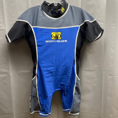 Body Glove Children s Float Wet Suit Sx Large Weight 45-60 Lbs Blue & Gray NICE!