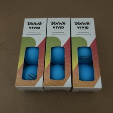 Lot Of 3 Volvik Golf 2024 Vivid Matte Finish Golf Balls - MATTE BLUE