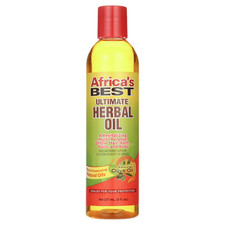 Africa's Best Ultimate Herbal Oil Hair Body Bath Nails Dry Skin 8 Oz
