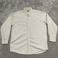 Cinch Shirt Mens XL Yellow Plaid Western Rodeo Cowboy Long Sleeve Rancher