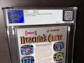 Castlevania III 3 Dracula&rsquo;s Curse Nintendo NES Complete PSA 9.0
