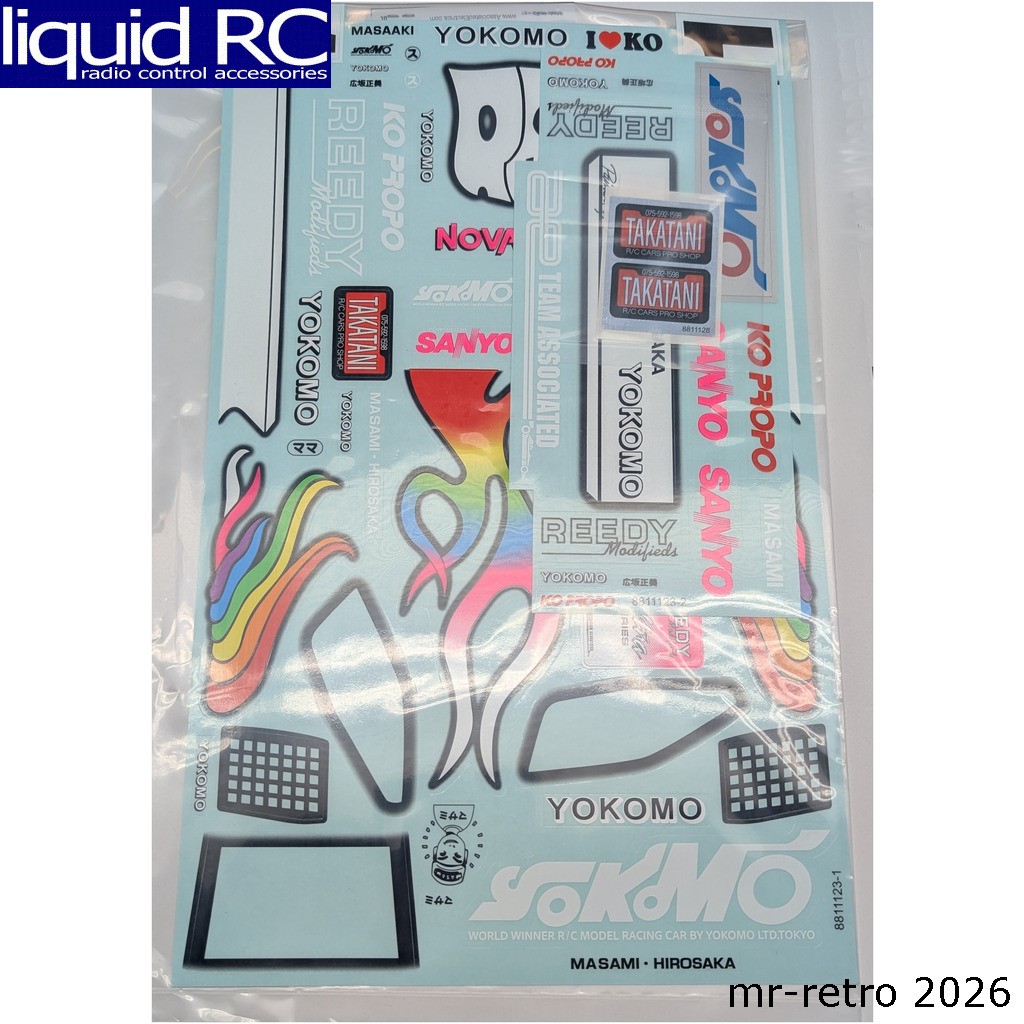 Associated 6794 RC10 91 Stealth Car Masami Edition Decal Set | eBay
