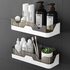 Adhesive Shower Shelf Bathroom Wall Organizer No Drilling