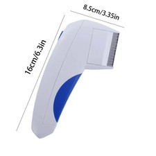 Electric Flea Zapper Lice Remover Hair Comb Brush for Pet Cat Dog Cleani...