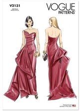 Misses 6~14 Strapless Red Carpet Dress Weddin...