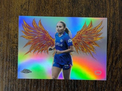 2025-26 Topps Chrome Women's UEFA Alyssa Thompson SSP Arise Insert A-17 CHELSEA