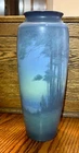 Rookwood Pottery Tall Scenic Vellum Vase 1922 Lenore Asbury