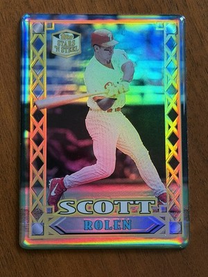 1998 Topps Scott Rolen Gold Domed Holographic DOUBLE-sided Refractor Rare HOF  