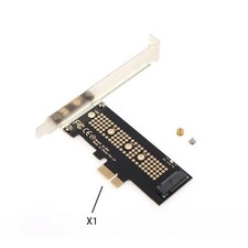 M.2 NVMe SSD to PCIe 4.0 Adapter Card, M-Key PCIe4.0 x1/x4 for Desktop PC