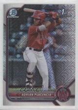 2022 Bowman Chrome Prospects Mega Box Mojo Refractor Adrian Placencia 6u5