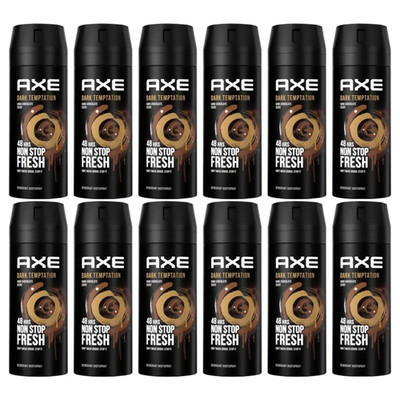 Axe Deodorant Bodyspray Dark Temptation 12er Pack , 12x150ml , OVP Neu