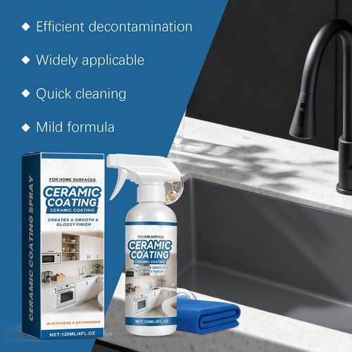 Ceramic Coating Spray Set Renewal Agent Coating Protector Anti-aging Fade 120ml - Picture 7 of 12