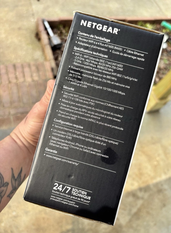 NETGEAR WiFi 6 Router (RAX5) – Security Features, AX1600 Wireless Speed ...