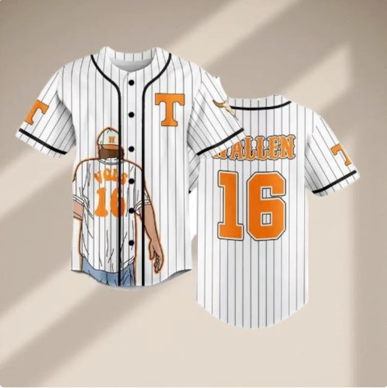 Wa-llen Vol 16 Baseball Jersey 3D Print Unisex Country Concert Outfit Fan Gift