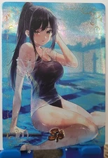 Kaori Shirasaki SP Card Suck Suck Suck  Goddess Story Anime Waifu 