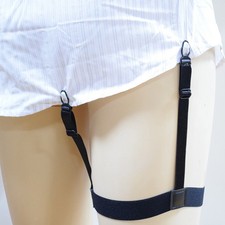 1 Pair Men Shirt Stay Shirt Holder Garter Belt clip Non-slip Suspender