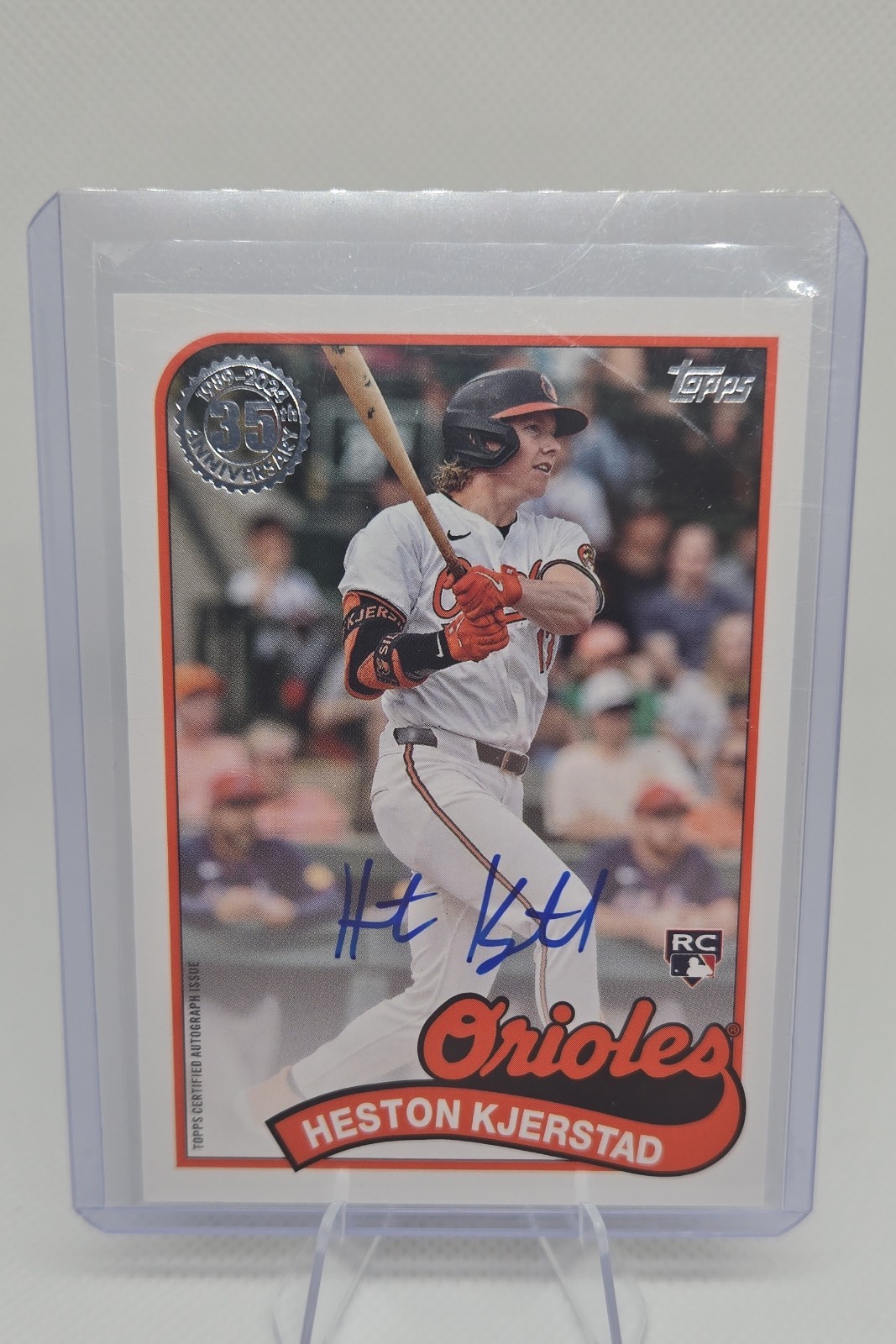 2024 Topps Update Series - 1989 Topps Baseball Autographs Heston Kjerstad