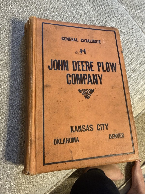 •RARE• John Deere Plow Company General Catalogue- H Kansas City Oklahoma Denver