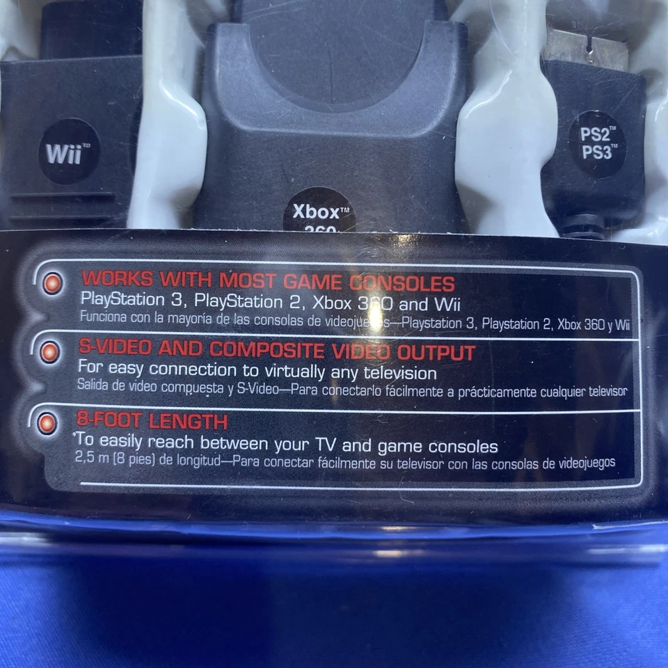 Gigaware Universal Component Gaming Cable 26-1035 Xbox 360 / Wii / PS2 /PS3 - Image 2 of 4