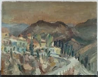 JUDAICA PAINTING OIL  CANVAS ISRAELI ARTIST SIGNED