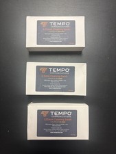(400) Tempo 2.5/1.25 mm Fiber Optic Cleaning Swabs SC, FC, ST Bulkheads qty100