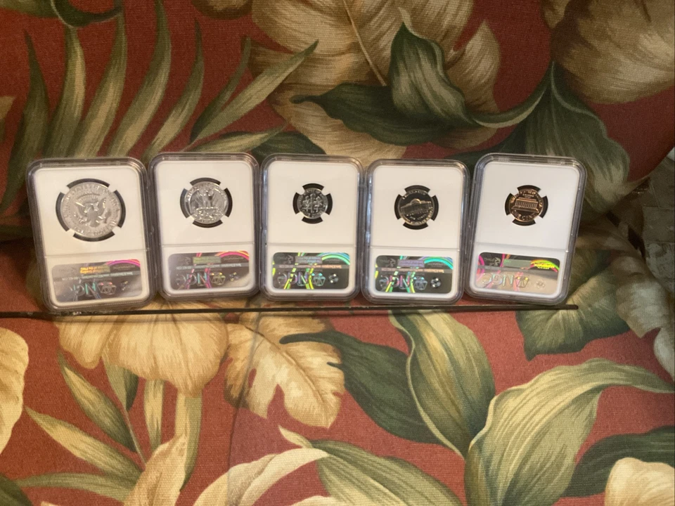 1964PF SET-KENNEDYPF67 WASHPF65-ROSYPF67-JEFFYPF68-LINCOLNPF68* -BEAUTIFUL COINS - Image 2 of 2