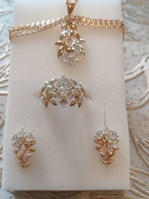 Schmuckset ''Goldene Blätter'' von Xuping 