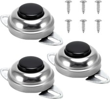 3 Pcs Universal 12v Horn Button Switch Flush Mount Steering Wheel Horn Button F