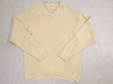 Vintage Jumper Size Medium Oversized Chunky Knit Sweater V Neck 90s St Michael