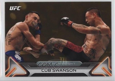2016 Topps UFC Knockout Gold 98/99 Cub Swanson #98 4x4
